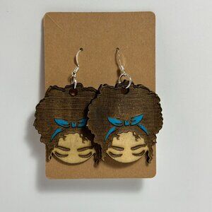 Loc'd Girl Earrings